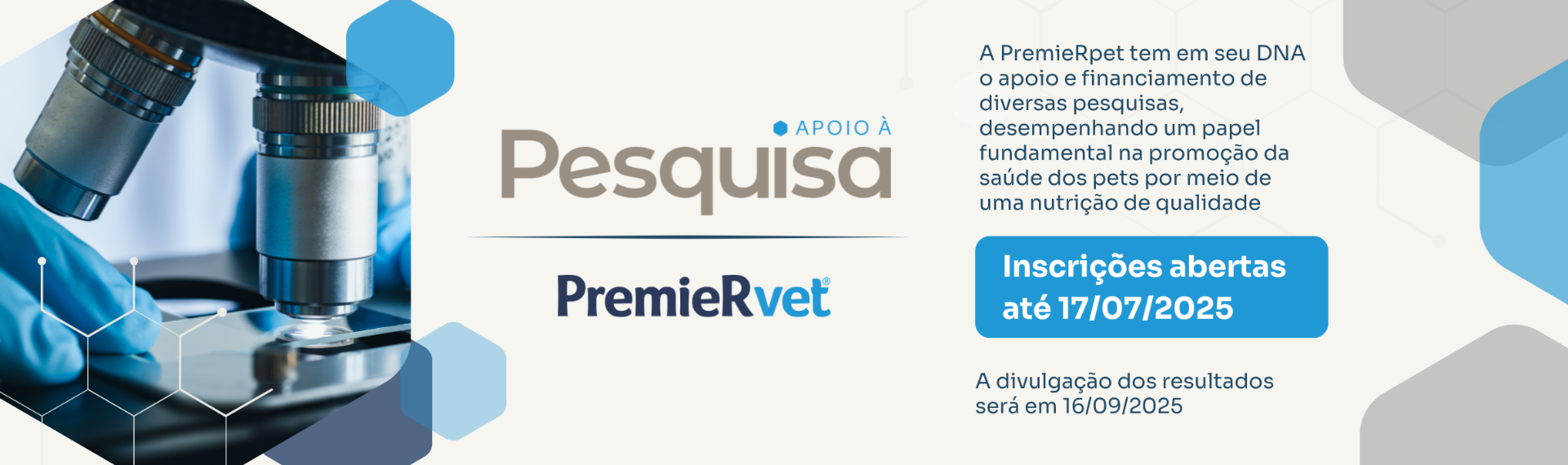 Banner apoio a pesquisa 2025